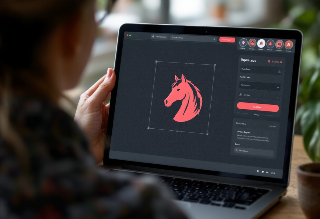 logo équestre com ton cheval